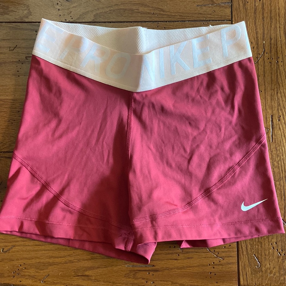 Nike Pro 3inch inseam shorts.